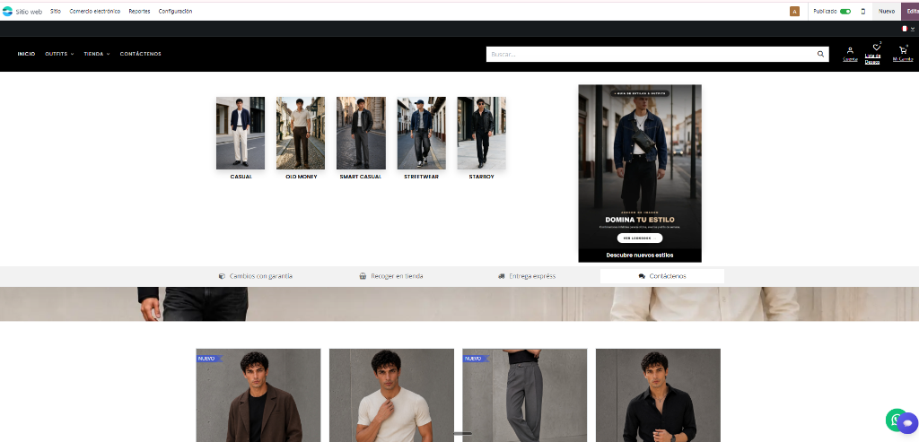 Arquitectura de catalogo y menu por estilos de vida